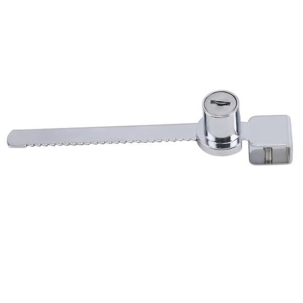 2 st Silver Easy Install Glasdisplay Showcase Cabinet Slide L