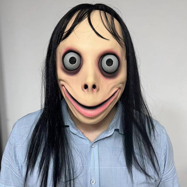 Halloween Guru -naamiot Pitkät hiukset Naispuolinen aave naamiot
