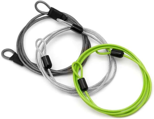 3-pack säkerhetslås kabel lås utomhus resor lätt och