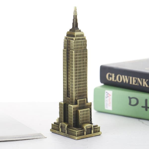 Empire State Building Galvaniserade Turist Souvenirer