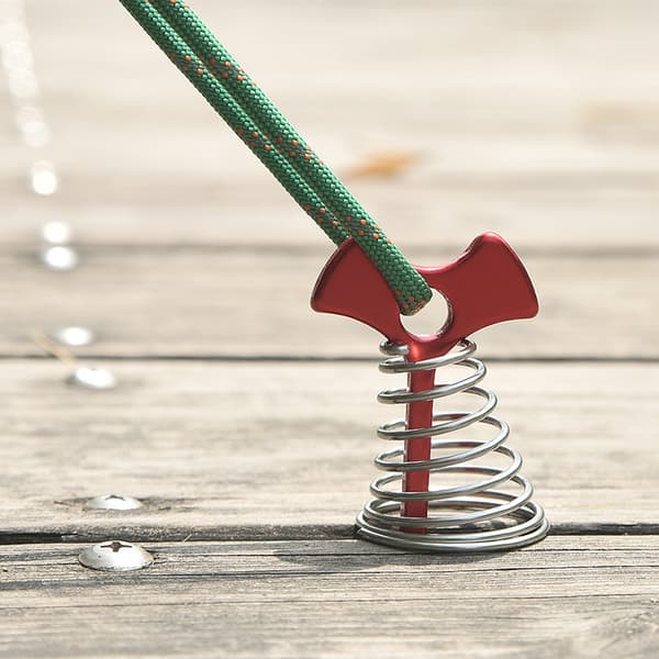 Aluminiumlegering Fishbone Teltstenger, 5 Stykker Deck Ankerstenger