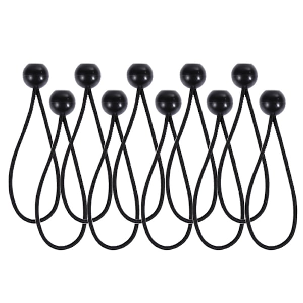 10 stk. Elastisk reb kugle presenning trampolin telt bungee