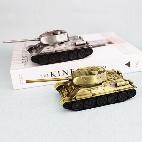 Zink-legering tank simulering militär modell metallhantverk prydnader