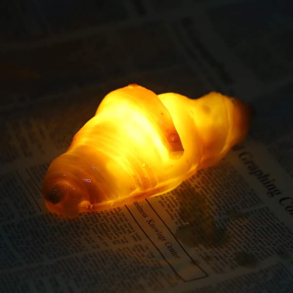 LED Natlampe, Simuleringsbrød Lys Hjem Dekorativ Nat Li
