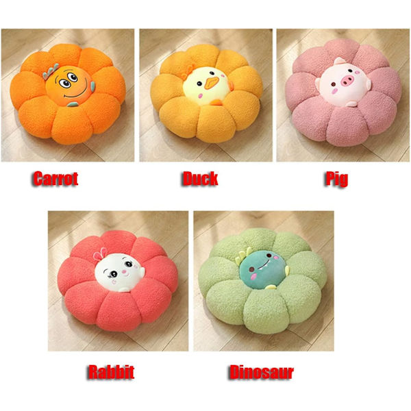 Halloween græskar pude blomstformet pude blød blomst cushio