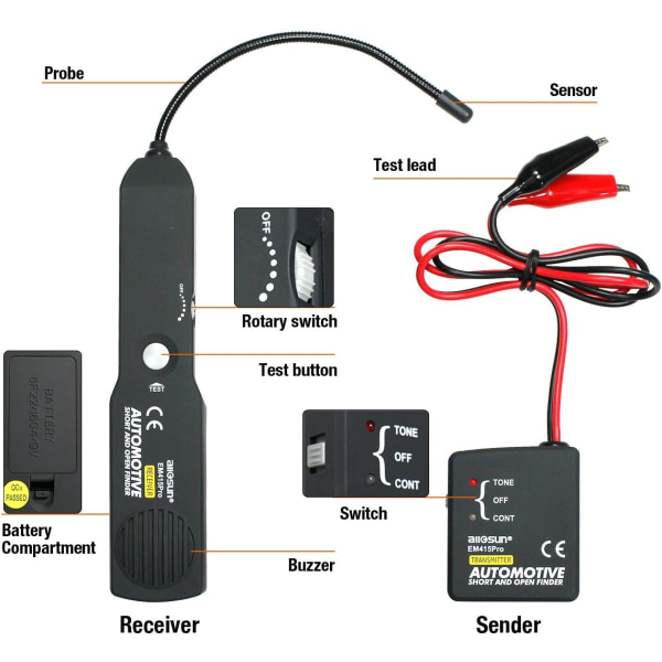 Automotive Cable Tracker Automotive Tracker Test Short Open DC 6