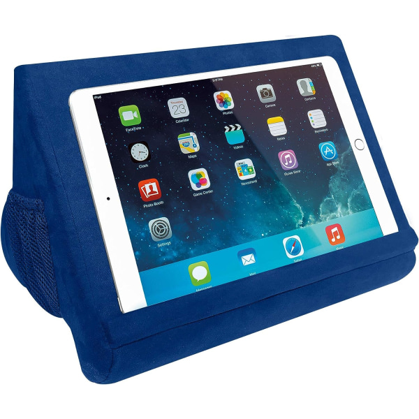 Pillow Pad Ultra Multi-Angle Mjuk Tablet Stativ, Blå - Bekväm