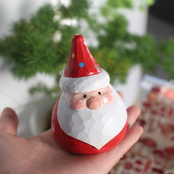 Originale julepynt dekorative gave skrivebord vindu Sant
