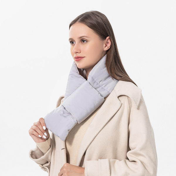 Japansk ren bomullsscarf och dunmodehalsduk (ljusrosa)