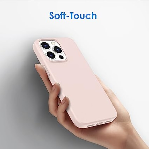 För iPhone 13 Pro 6.1\" Fodral, Mjukt Fibertyg Foder