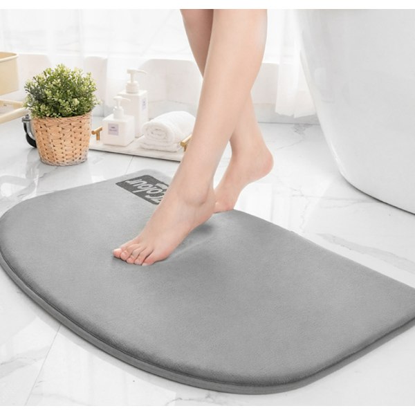 Toalettgolvmatta, vattenabsorberande dörrmatta, snabbtorkande golvma
