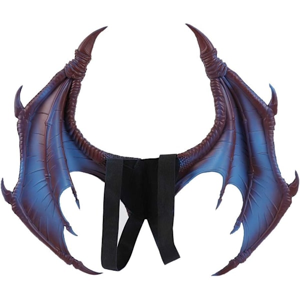 Halloween-lasten puku Demon cosplay Dragon Wings Blue