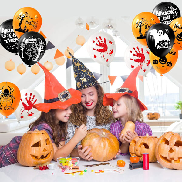 Halloween Dekorationer Latex Balloner 100
