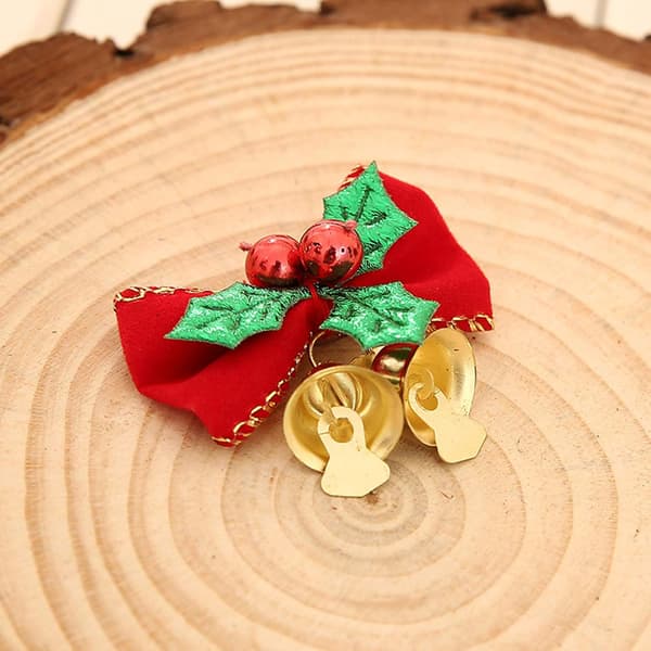 20 stk. julebåndssløjfe hængende ornament mini julebånd med