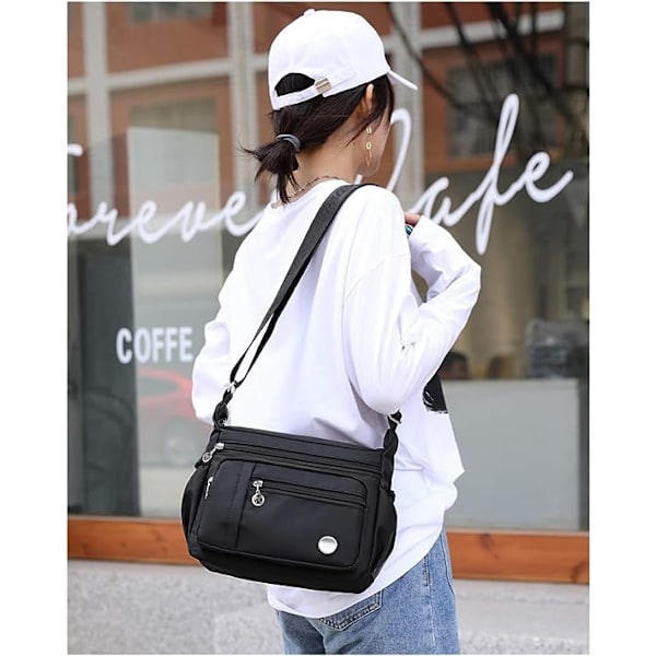 Kvinder Crossbody Taske Multi-Pocket Taske Kvinder Crossbody Taske Fas