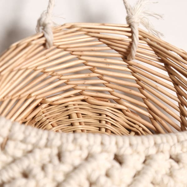 Macrame vægophæng vægdekoration Boho-indretning Macrame vægophæng