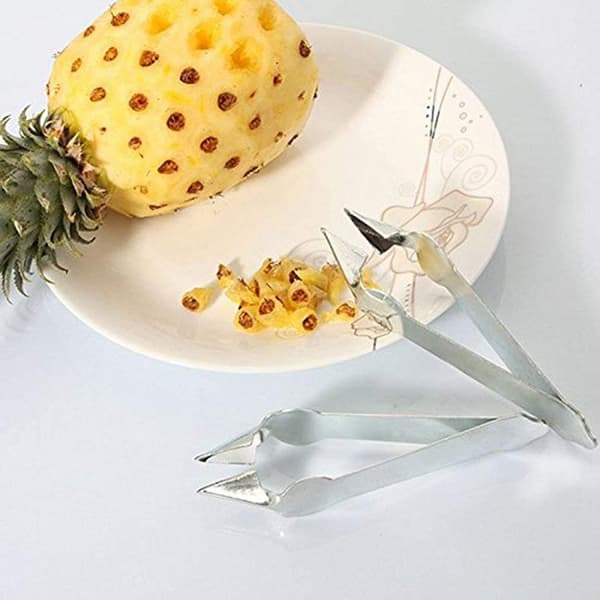 1 stk Praktisk rustfritt stål kutter ananas øye skreller Kitch