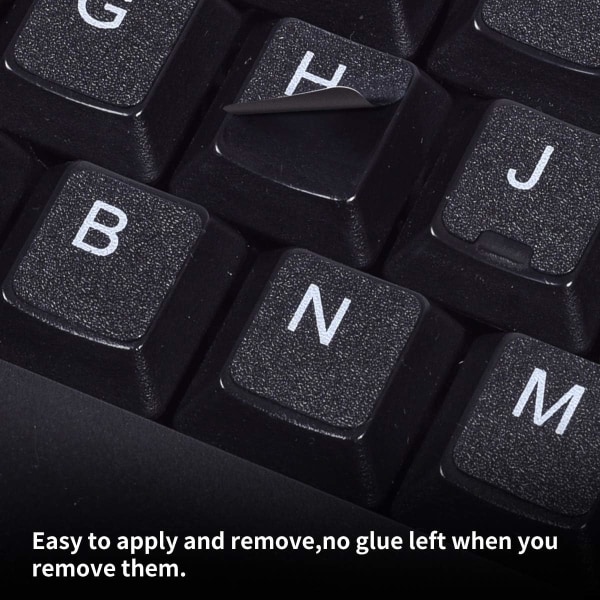 5PCS Universal English Keyboard Sticker Pack, Computer Keyboard