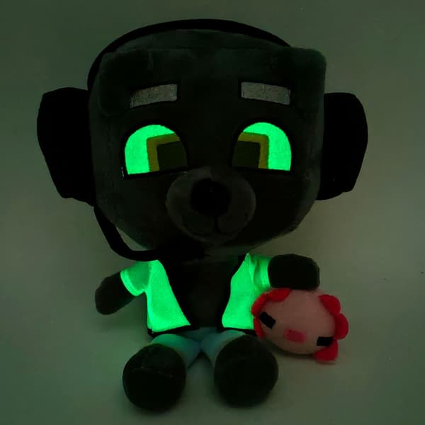 Uusi tuote spot bobbicraft gitd wolf plus luminous plush doll t
