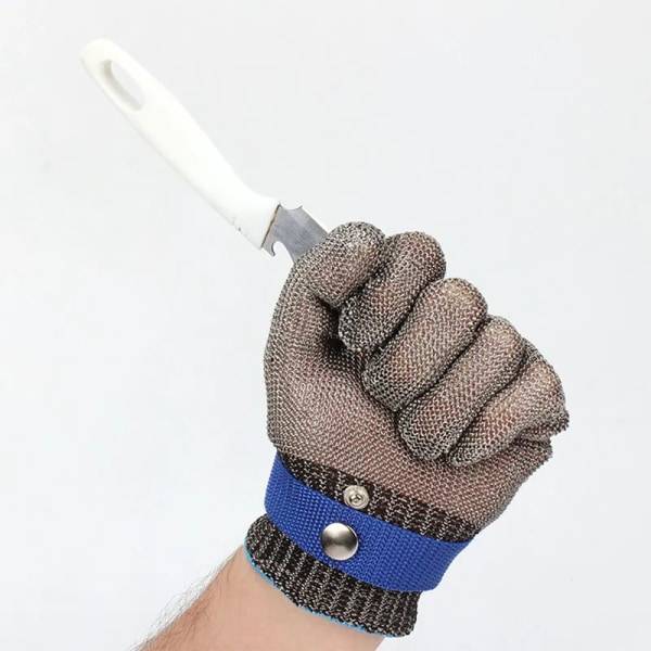 A rostfria handskar, anti-cut handskar, grad 5 anti-cut butc