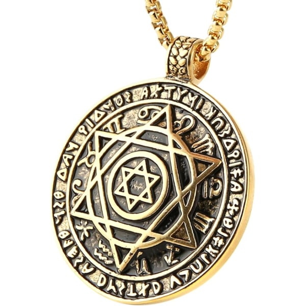 Talisman Seal of Solomon sexuddig stjärna 12 Constellation Stain