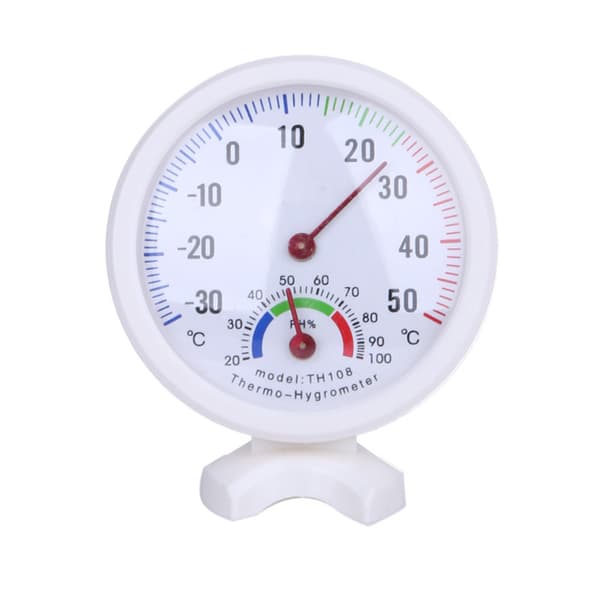 Visarhygrometer -30 till 50 grader Hemtermometer 3 färger (