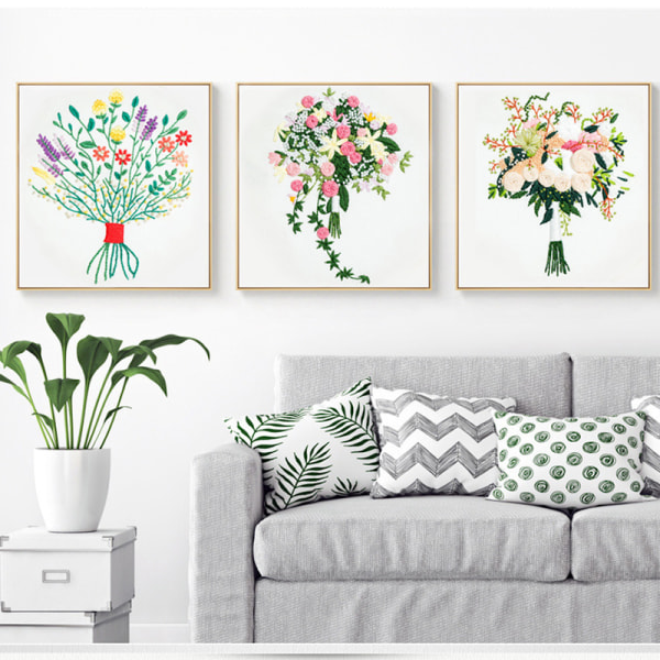 Kjærlighet og honning, DIY håndtrykt broderikit