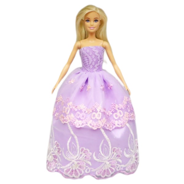 8 delar 30 cm Barbie mode bröllopsklänningar klänning set