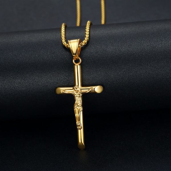 2 stk. Halskæde Ærkeenglen Michael/St. Benedikt/Sankt Christoffer/Jomfru Maria/Krucifiks Vedhæng Katolsk Religiøs Sølv Smykker Beskyttelse Amulet Medalje Mænd Kvinder