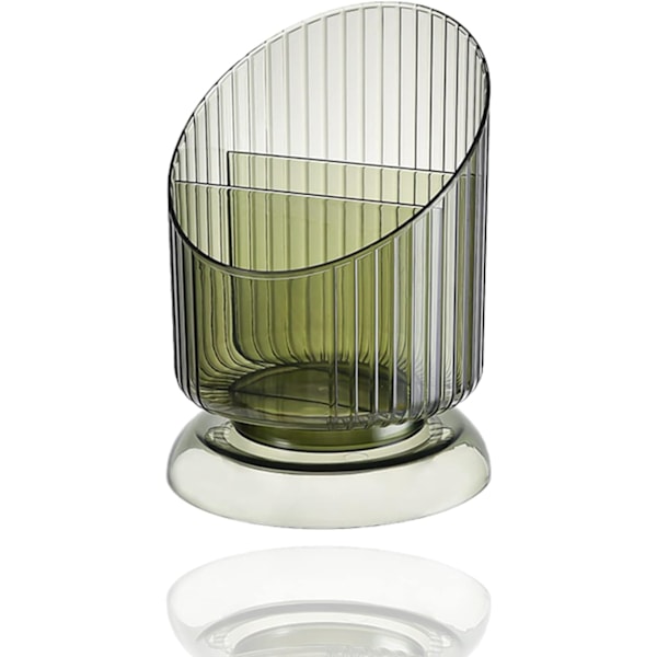 Uregelmæssig cylinder makeup organizer, akryl kosmetik opbevaring eller