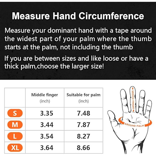 Vinterhandskar Touchscreen Handskar Palm Patch Isolerad Termisk Fle