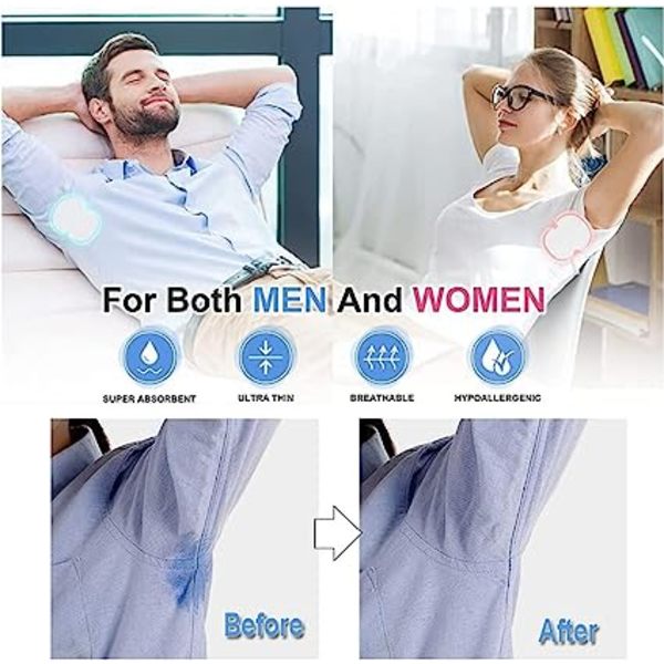 80 st Anti-perspirationslappar, Anti-Aureola Pad - Engångsbruk