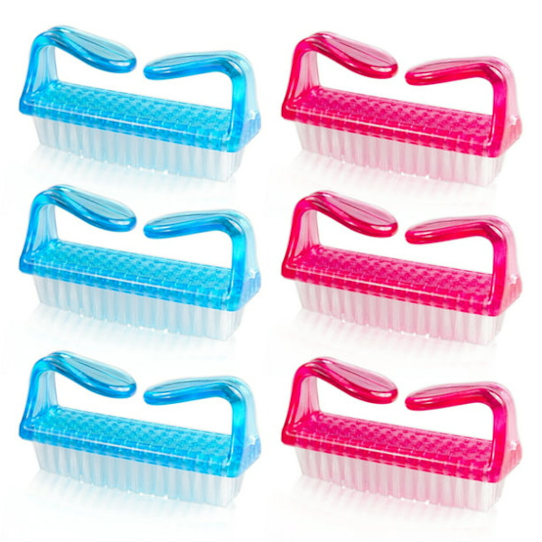 9-pack nagelborstar handrengöring manikyr pedikyr nagelskrubbe
