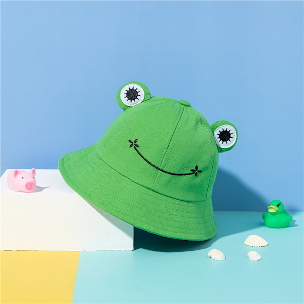 Våren sommar hatt kvinnlig fiskare hatt groda manlig version koreanska
