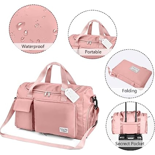 Stor sammenleggbar duffelbag