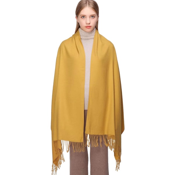 Vintervarm skjerf Pashmina sjal innpakning for kvinner og menn Lang Lar