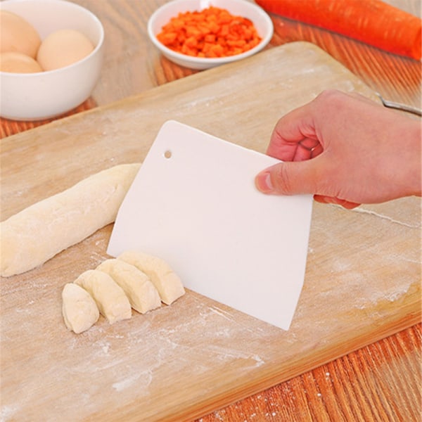 Trapesformet skrape i, plastskrape for, trompetskrape for