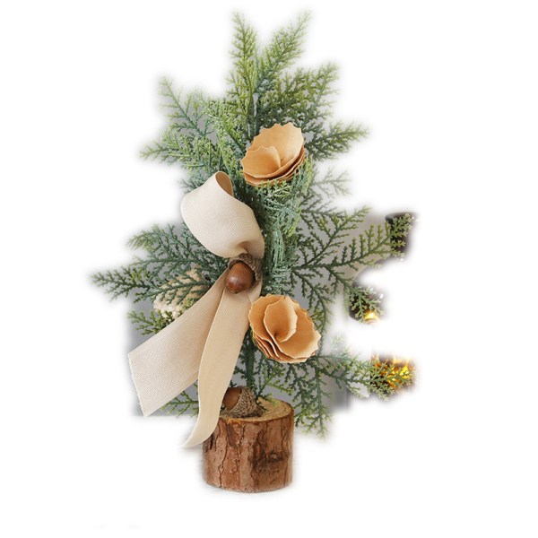 Mini kunstig juletre, skrivebordsjuletre 25CM