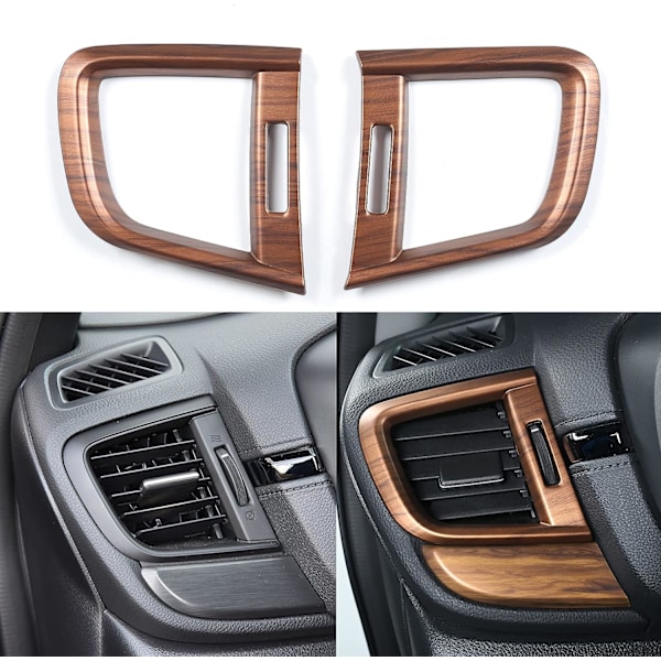 Honda CRV Side Air Vent Trims Vent Outlet Dekorasjon Peach Wood