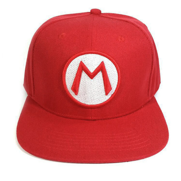 Mario Octagon Hat Super Mario Cartoon Game Hat (vuxenversion)