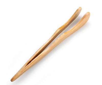 Bambustång, 18 cm, 1 st bambuplocktång, träbrödrostång