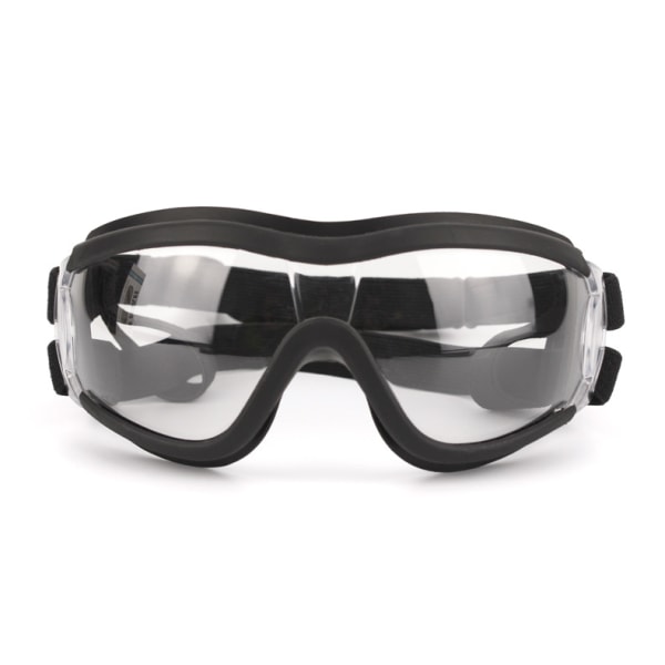 1 Pack Outdoor Dog Eye Goggles Justerbar rem Transparent 1 Pi