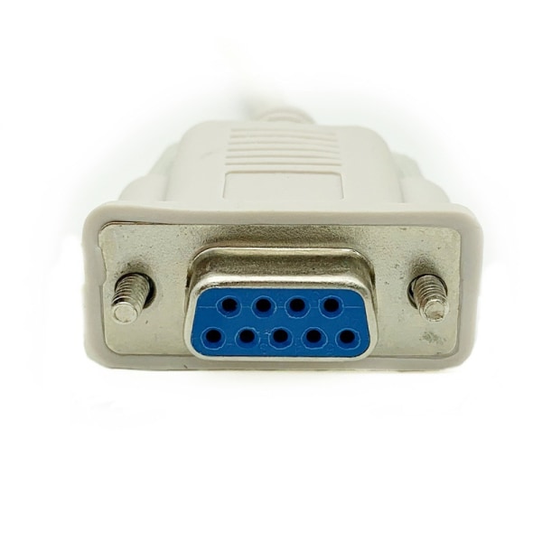 DB9-stifts seriell portkabel COM-kabel DB9 hane till hona RS232 ext