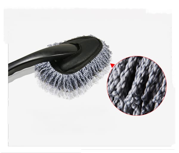 2-pak mikrofiber-bildammsuger, børste, genanvendelig, ridsefri hånd