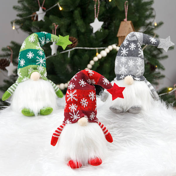 1 Harmaa Nimetön Nukke Valolla Rudolph Kääpiö Pehmolelu Orn
