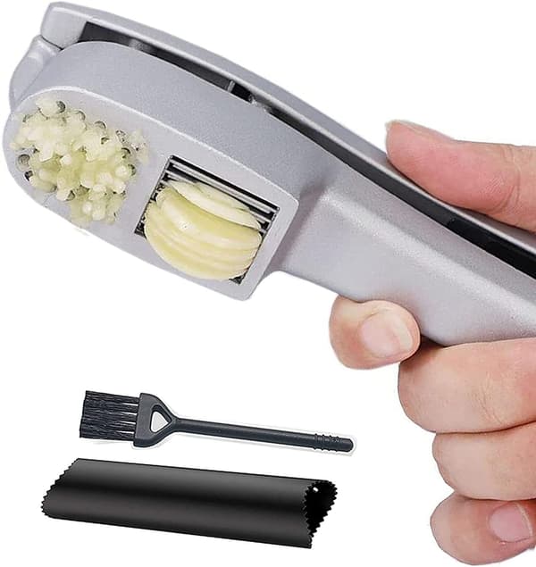Hvitløkspresse manuell blender knuser rustfritt stål profesjonell