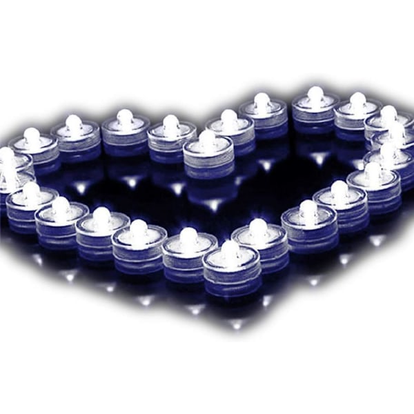 12 Pack Waterproof LED Scuba Diving Candles with Button Cell Bat