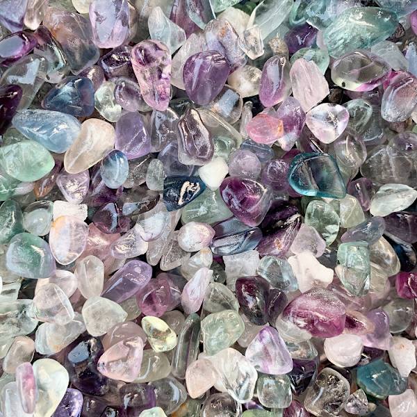 Fluorite knuste chips sten krystal knust kvarts stykker irreg