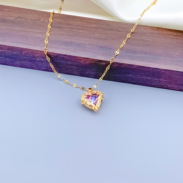 Guldkedja Halsband Kvinnor Fint Smycke Halsband För Kvinnor Mode
