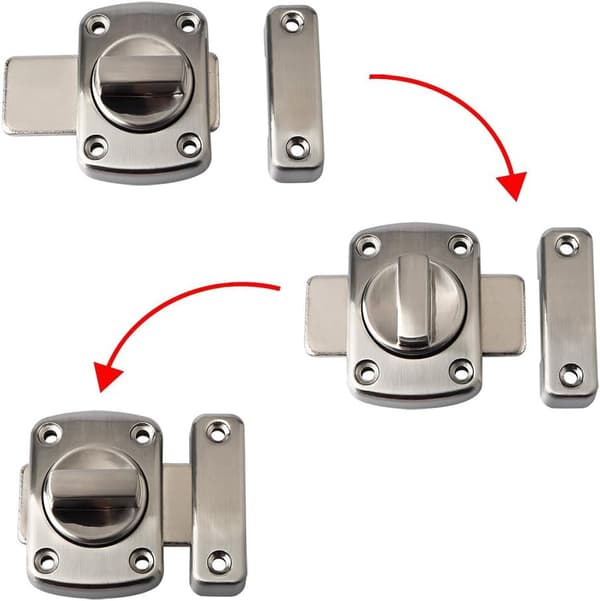 2-pack roterande dörrlås
